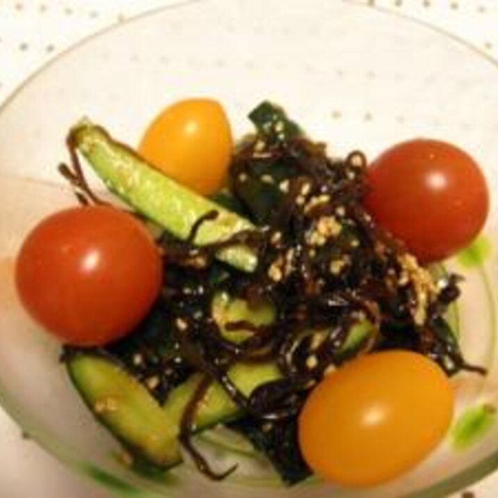 和えるだけ!塩昆布できゅうりのお漬物☆